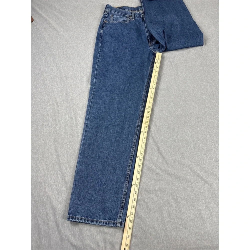 Levi's 550 Relaxed Fit Blue Jeans Men's Size 36x34 Medium Wash Denim Straight